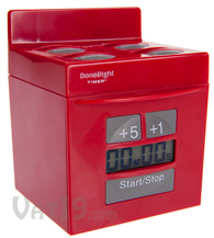 Red DoneRight Kitchen Multi Timer
