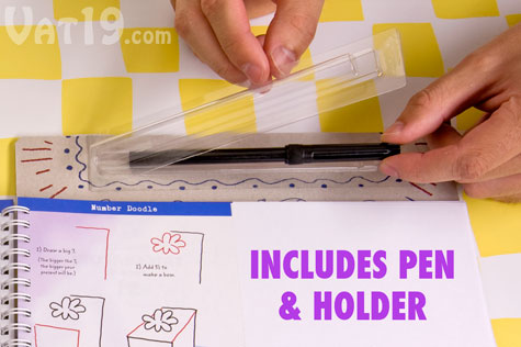 Learn to create oodles of doodles with Doodles to Go notebook.