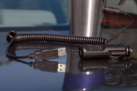 Use the same adapter to keep coffee warm in your car and at your office