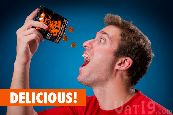 Energy Gummy Bears taste great and give you an energy boost. Double win!