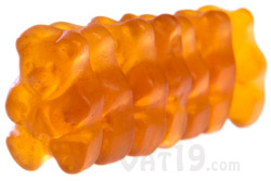 Energy Gummy Bears in a line.