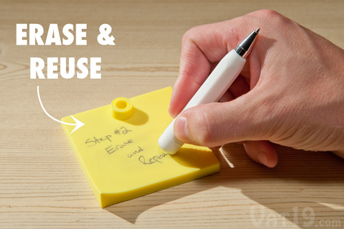 Step 2: Erase the message and reuse at any time.