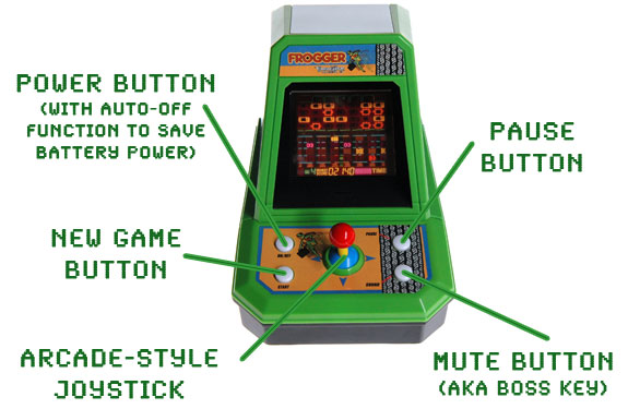Frogger Tabletop Arcade game