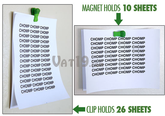 Gator Refrigerator Magnet Clips are strong