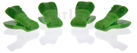 Gator Refrigerator Magnet Clips 4-pack