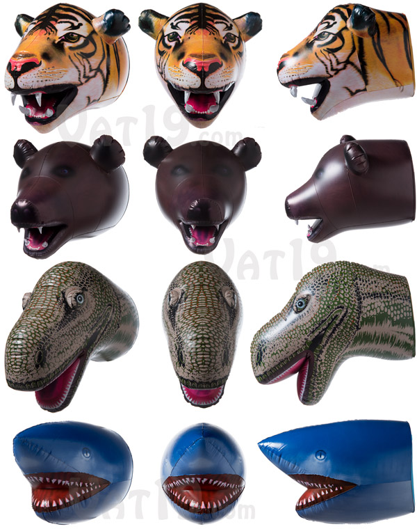 Choose from a wide variety of jumbo inflatable animal heads.