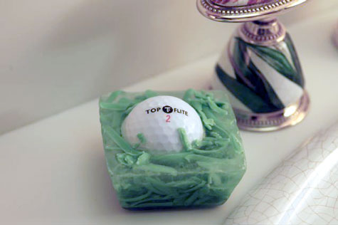 In The Rough Golf Ball Soap