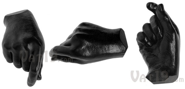 Graphite Object Right Hand multiple angles