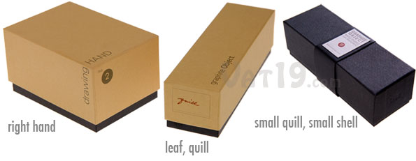 Graphite Objects Gift Box protects each graphite writing utensil.