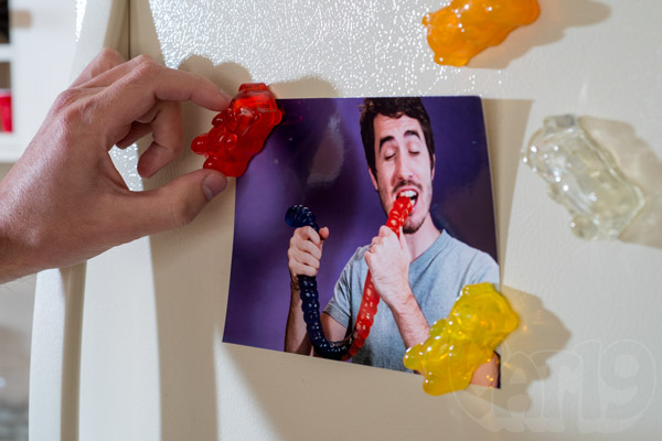 Gummy Bear Magnets are tasty-looking fridge magnets.