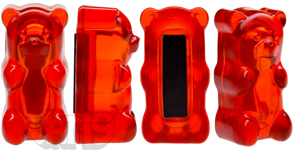 Gummy Bear Magnet viewed from multiple angles.