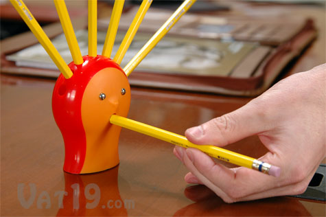 And that's just what you get with the Hedgehog Pencil Sharpener: a healthy 