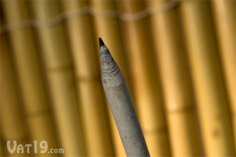 Holiday Smencils extreme close up..