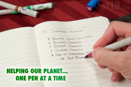 Smens write just as well as any normal ballpoint pen.