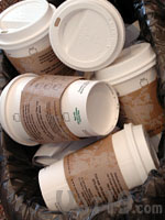 I am not a paper cup is environmentally friendly.