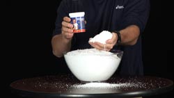 Make snow with Insta Snow artificial snow.