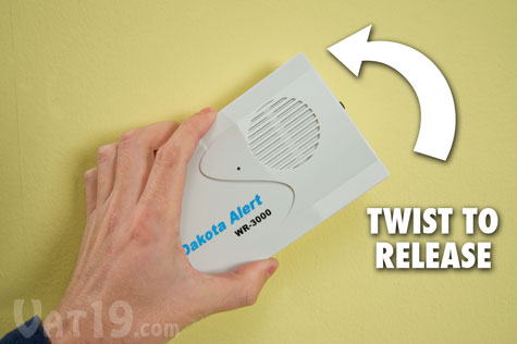 Step 4: Simply twist the object to remove it from the tape