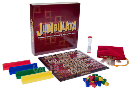 Jumbulaya box contents.