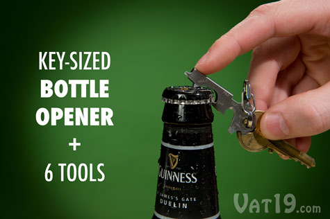 The KeyTool is primarily a bottle opener.