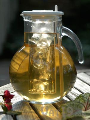 Kufra Pitcher with Ice Tube Insert prevents watered down beverages