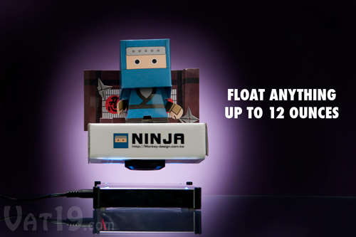 Levitate objects weighing up to 12 ounces with the Levitron Revolution.