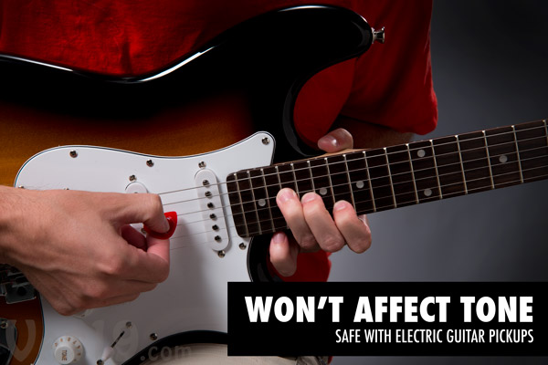 Magnetic Guitar Picks will not affect the tone of your guitar or its pickups.