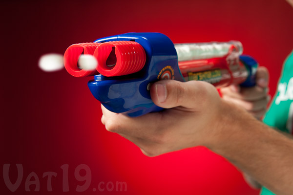 Marshmallow Double-Barreled Shotgun