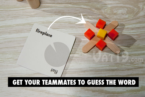 Get your teammates to guess the word before time runs out.