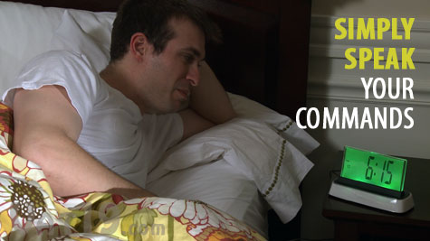 Moshi Voice Activated Alarm Clock responds to voice commands