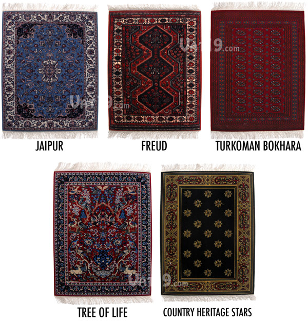 Choose from 5 MouseRug styles