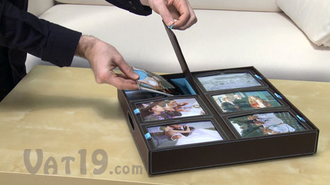 Photo Storage Tray helps organize your mystery boxes of photos