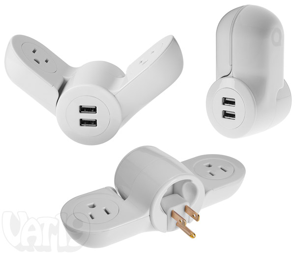 Multiple views of the Pivot Power Mini by Quirky.