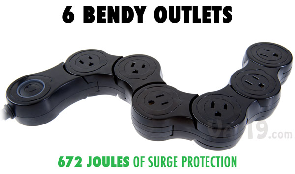 The Pivot Power Surge Protector is ETL listed.