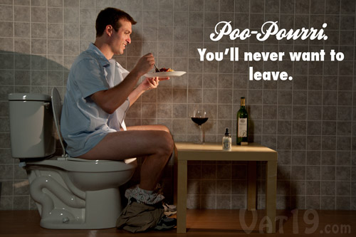 With Poo-Pourri, no one will ever know that you've gone number two.