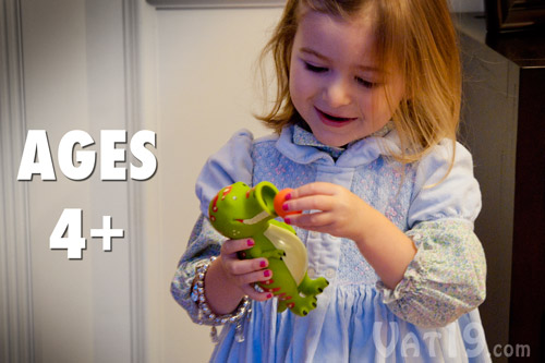 Poppers are fun for kids ages 4 and up.