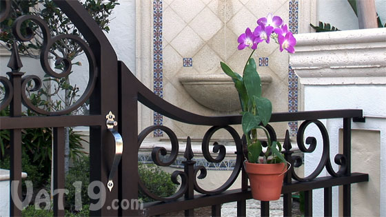 Get creative and use the Pot Latch Pot Hanger to hang pots in unexpected places like a gate.
