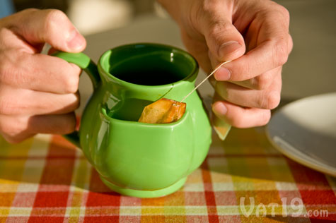 Pouch Tea Mug can also appropriately be called the Tea Bag Mug.
