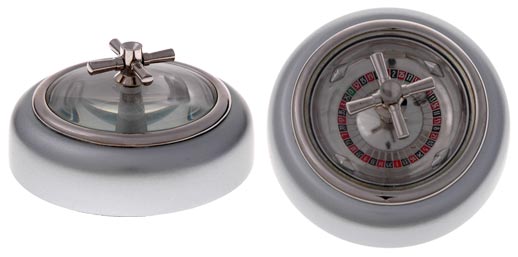 Roulette Paperweight is fun for gambling.