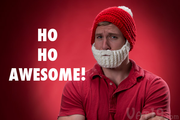 Santa Beardo Beard Hat is ho, ho, awesome!