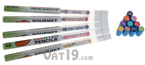 Smencils Gourmet Scented Pencils include 10 fragrances