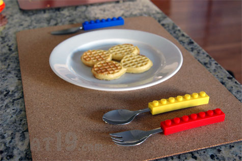 Snack and Stack portable utensil set