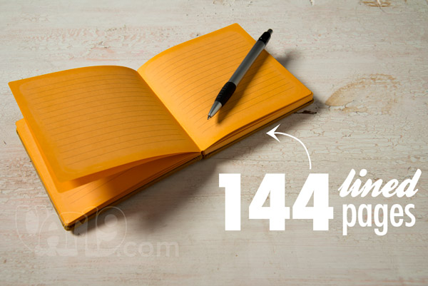Each Snack Treat Notebook includes 144 lined pages.