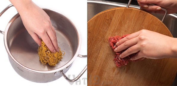 You can clean just about anything with Spaghetti Scrubs.