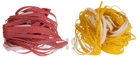 Spaghetti Scrubs and available in coarse and gentle varieties.