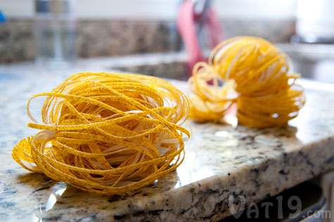 Each order of Spaghetti Scrubs includes two pieces.