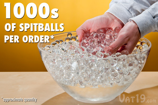 You get approximately 1,250 DuneCraft Spitballs per order.