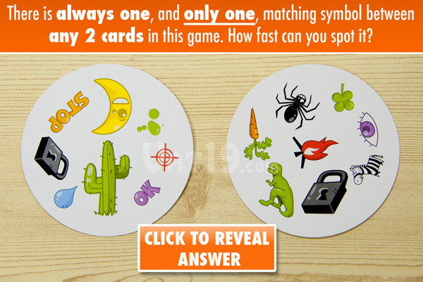 Spot It is a fun and fast-paced matching game.