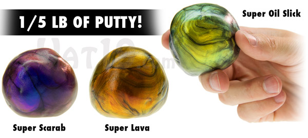 Choose from a variety of styles of Super Illusions Putty.