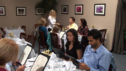 Waitress training creates a graceful waitstaff