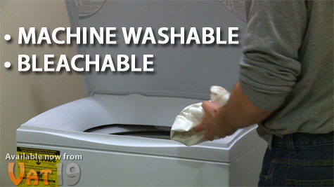 Ultimate Cloth is Machine Washable and Bleachable
